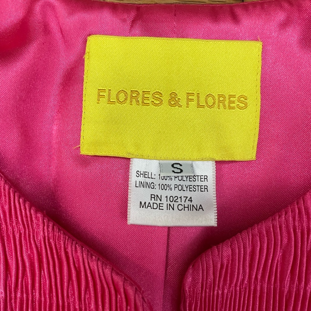 Flores & Flores Hot Pink Blazer View 6
